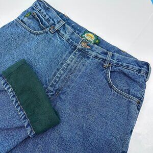 Cabela's Men's Roughneck Fleece Lined Relaxed Fit‎ Jeans, Size W36 x L30, Indigo